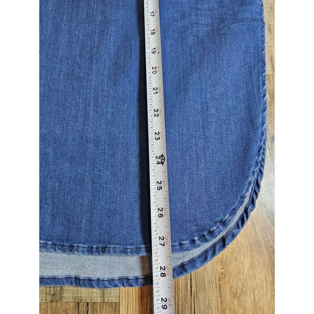 Frank & Eileen Donegal Unforgettable Jean Skirt Women’s Size 2 Stretch - Picture 9 of 11